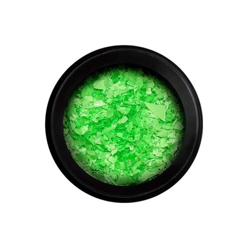 Neon Flakes körömdíszítő pehely - green