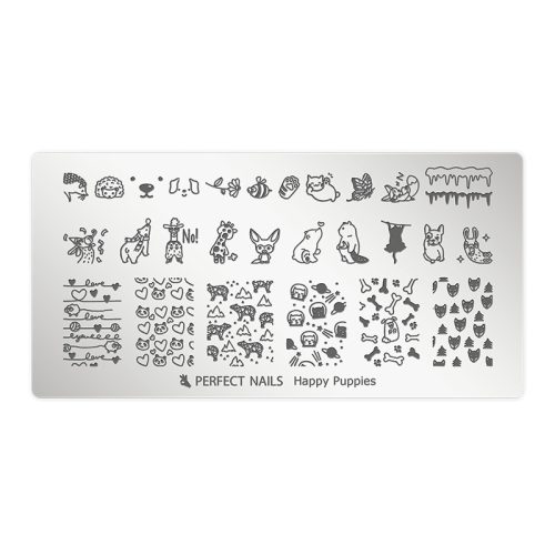 Körömnyomda Lemez - Happy Puppies