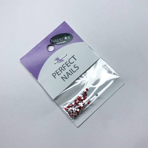 Nailstar strasszkő SS3 - Light Siam 20db