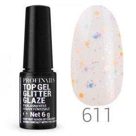 Profinails - Top Gél Glitter Glaze 6g 611