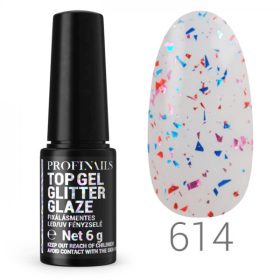 Profinails - Top Gél Glitter Glaze 6g 614
