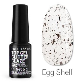 Profinails - Top Gél Glitter Glaze 6g Egg Shell