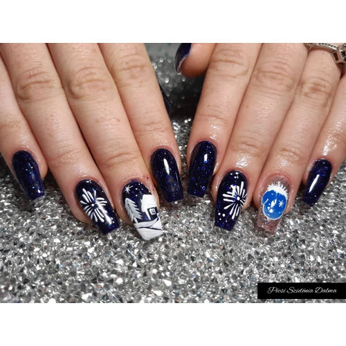 Pearl Nails Gél lakk - Classic 809 Kék Effekt 7ml