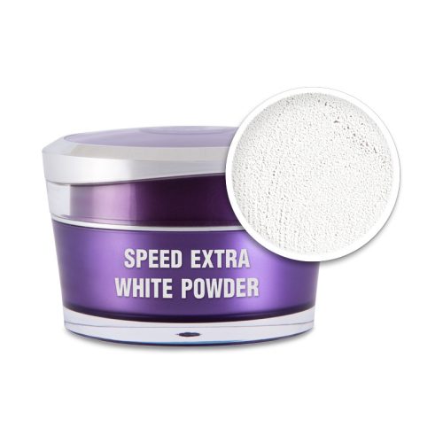 Műkörömépítő porcelánpor - Speed extra white powder - 140g
