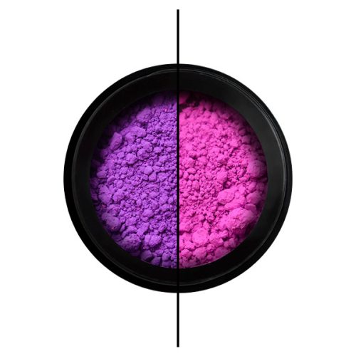 Körömdíszítő Thermo por - Lila/Neon Pink