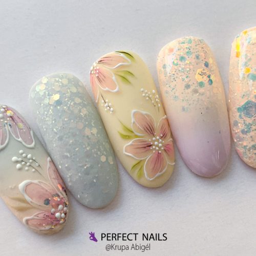 Körömdíszítő Glitter - Multisize - Unique #5