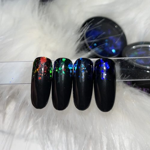 Körömdíszítő Glitter - Multisize - #6