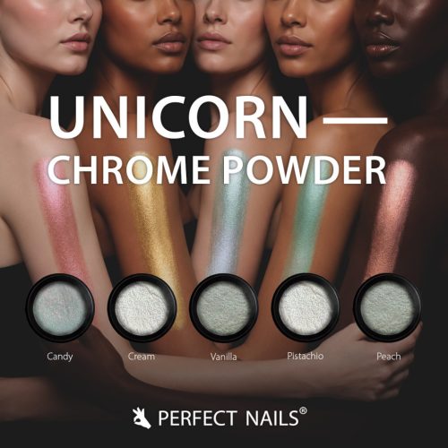 Unicorn Chrome Powder - Körömdíszítő Unikornis Krómpor - Pistachio