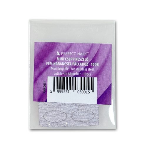 Mini csepp reszelő - Fém narancsfa pálcához -  10db