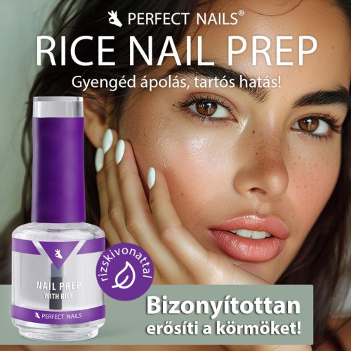 Rice Nail Prep - Ecsetes körömelőkészítő folyadék rizskivonattal 4ml