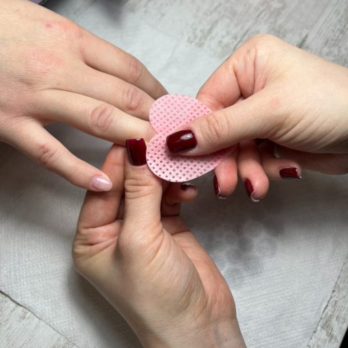 Szálmentes Törlőlap Dobozban 200 db - Rózsaszín