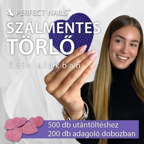 Szálmentes Törlőlap 500 db - Rózsaszín