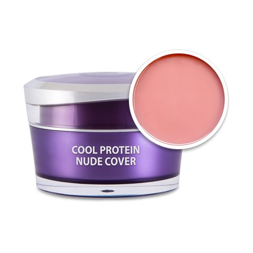 Cool Protein Cover Gel - Körömágyhosszabbító Műkörömépítő Zselé - Nude Cover 50g