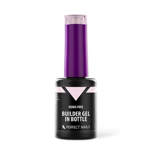 HEMA FREE Builder Gel in Bottle - Színezett üveges építőzselé 8ml - Light Rose