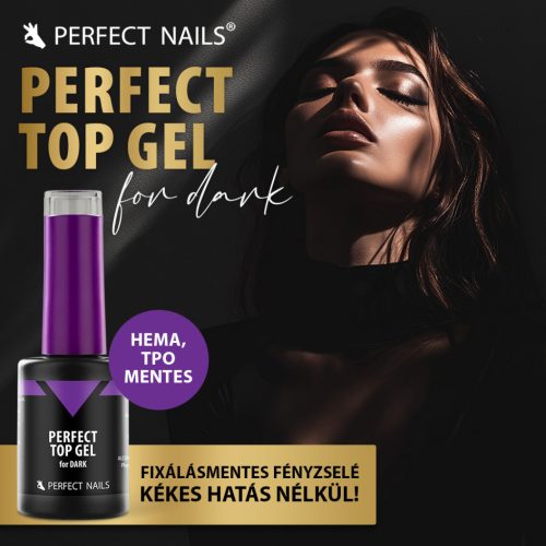Perfect Top Gel for Dark Fényzselé - 4ml
