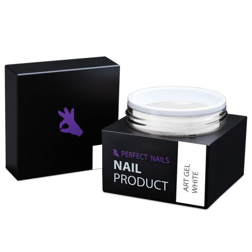 Art Gel - Műköröm Díszítő Színes Zselé - White