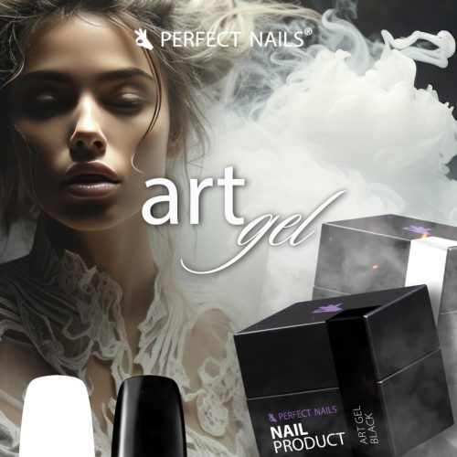 Art Gel - Műköröm Díszítő Színes Zselé - White