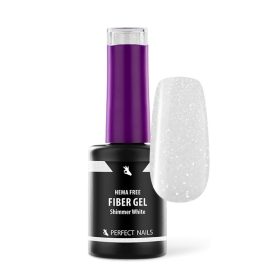   Fiber Vitamin Base Gel - Hema Free Erősített Gél Lakk Alap - Shimmer White - 8ml