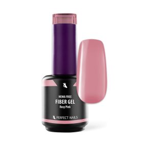   Fiber Vitamin Base Gel - Hema Free Erősített Gél Lakk Alap - Rosy Pink - 15ml