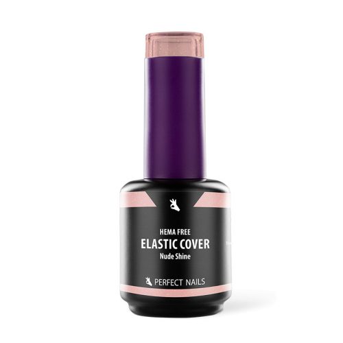 Elastic Cover Base Gel - Hema Free Erősített Gél Lakk Alap - Nude Shine - 15ml