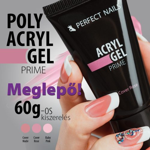 PolyAcryl Gel Prime - Tubusos Polygel - Cover Rose 60g