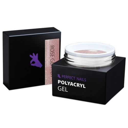 Perfect PolyAcryl Gel - Polygel Rose Glitter 50g