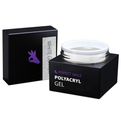 Perfect PolyAcryl Gel - Polygel White Glitter 50g