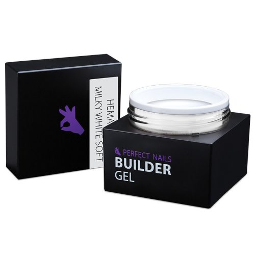 Milky White Soft Builder Gel - Hema Free Építőzselé 50g