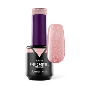 Liquid Polygel - Glitter Nude - 15ml