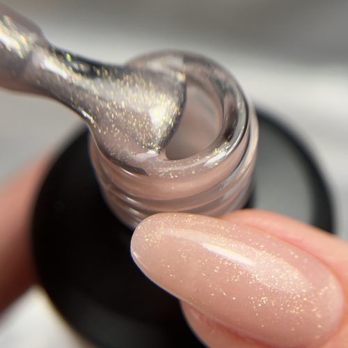 Liquid Polygel - Glitter Nude - 15ml