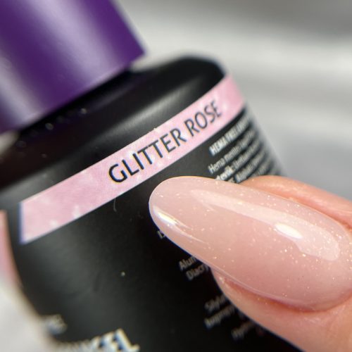 Liquid Polygel - Glitter Rose - 8ml