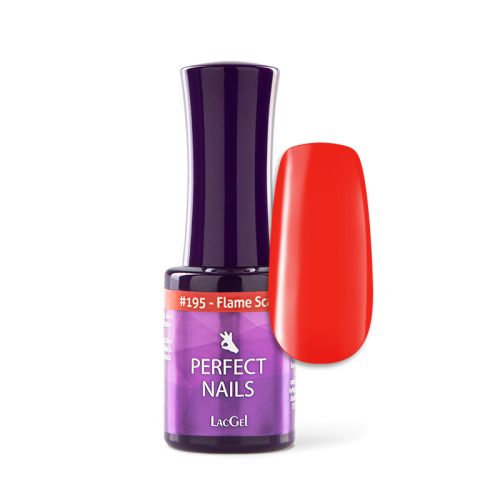 LacGel #195 Gél Lakk 8ml - Flame Scarlet - Summer Dress Code