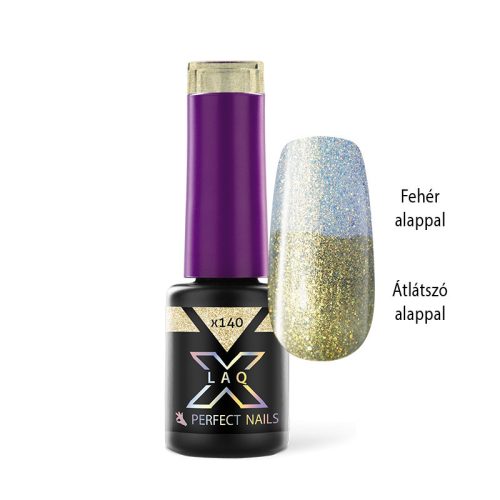 LaQ X Gél Lakk 4ml  - Golden Mermaid X140