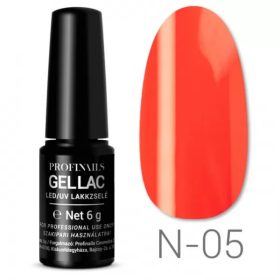 Profinails - Gél Lakk - Neon Sunset Coral 6 gr N05