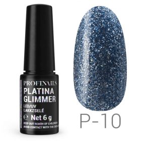 Profinails - Platina Glimmer Gél Lakk 6 gr P10