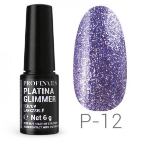 Profinails - Platina Glimmer Gél Lakk 6 gr P12