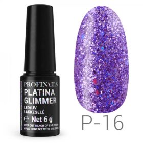 Profinails - Platina Glimmer Gél Lakk 6 gr P16