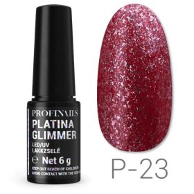 Profinails - Platina Glimmer Gél Lakk 6 gr P23
