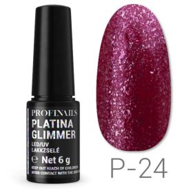 Profinails - Platina Glimmer Gél Lakk 6 gr P24