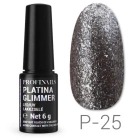 Profinails - Platina Glimmer Gél Lakk 6 gr P25