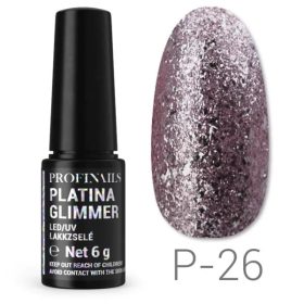 Profinails - Platina Glimmer Gél Lakk 6 gr P26