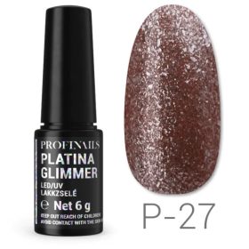 Profinails - Platina Glimmer Gél Lakk 6 gr P27