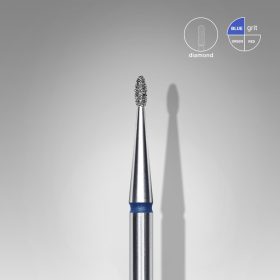   Staleks Gyémánt csiszolófej - "drop" kék 1,2 mm/3 mm - FA50B012/3