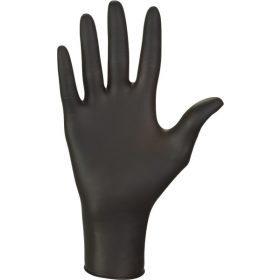   Nitrylex black nitril púdermentes fekete vizsgálókesztyű M