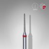 Staleks Gyémánt csiszolófej - "needle" piros - FA80R010/10