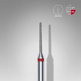   Staleks Gyémánt csiszolófej - "needle" piros - FA80R010/10