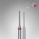 Staleks Gyémánt csiszolófej - "needle" piros - FA80R010/10