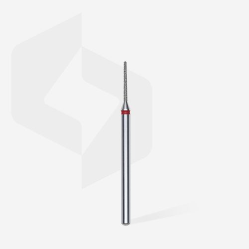 Staleks Gyémánt csiszolófej - "needle" piros - FA80R010/10