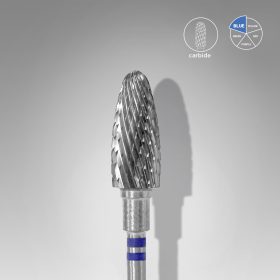   Staleks Karbid csiszolófej balkezeseknek - "corn" kék - FT91B060/14