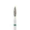 Divinity Gyémánt csiszolófej "flame" sharp zöld L- 10,0 mm 2,3 mm DBS-243G.023.SH